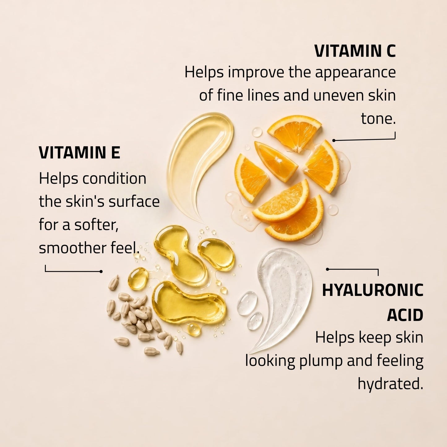YEOUTH Vitamin C Serum for Face with Hyaluronic Acid and Vitamin E, Brightening Face Serum Targets the Appearance of Fine Lines and Uneven Skin Tone Beauty & Personal Care YEOUTH