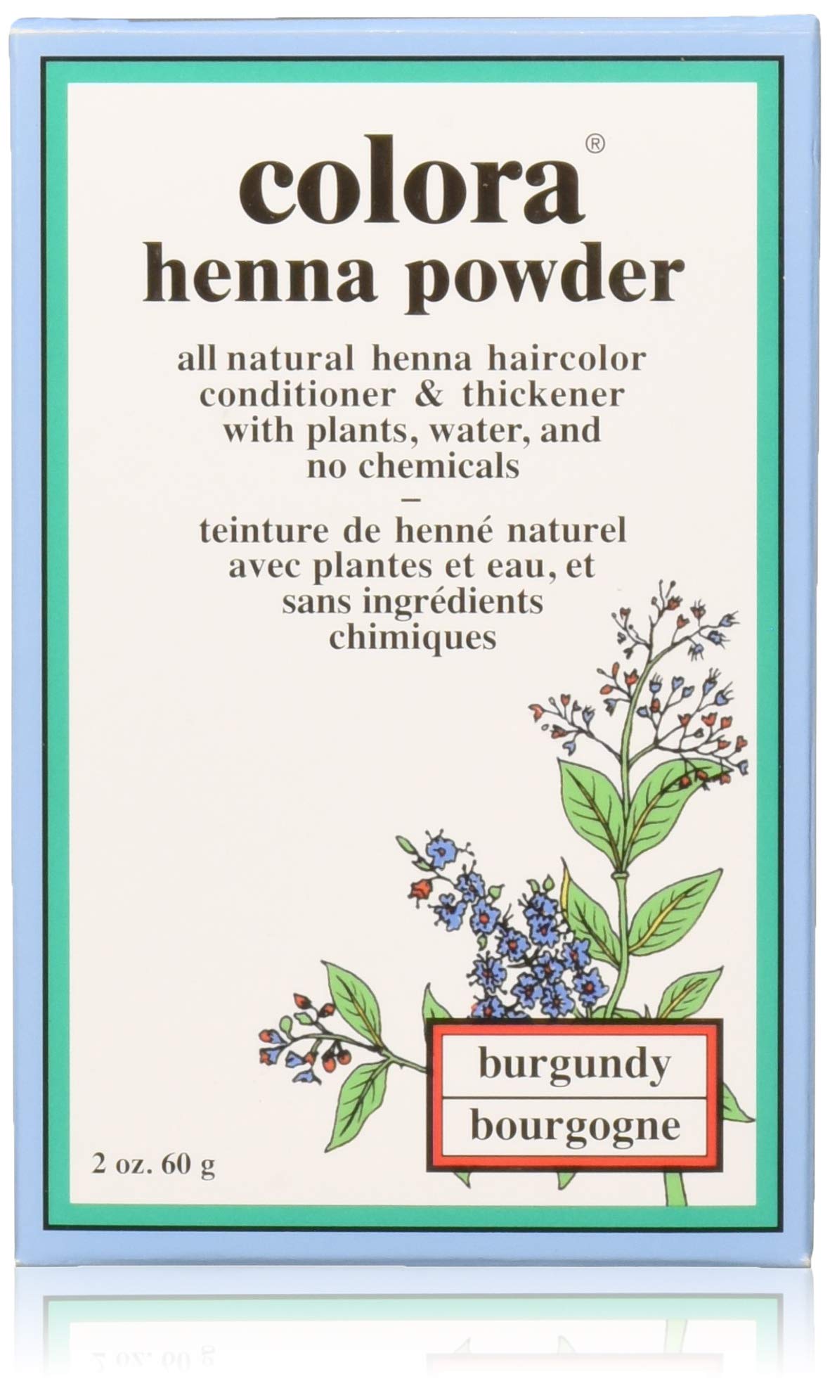 Colora Henna Powder Hair Color Burgundy 2oz (2 Pack) Beauty & Personal Care Colora