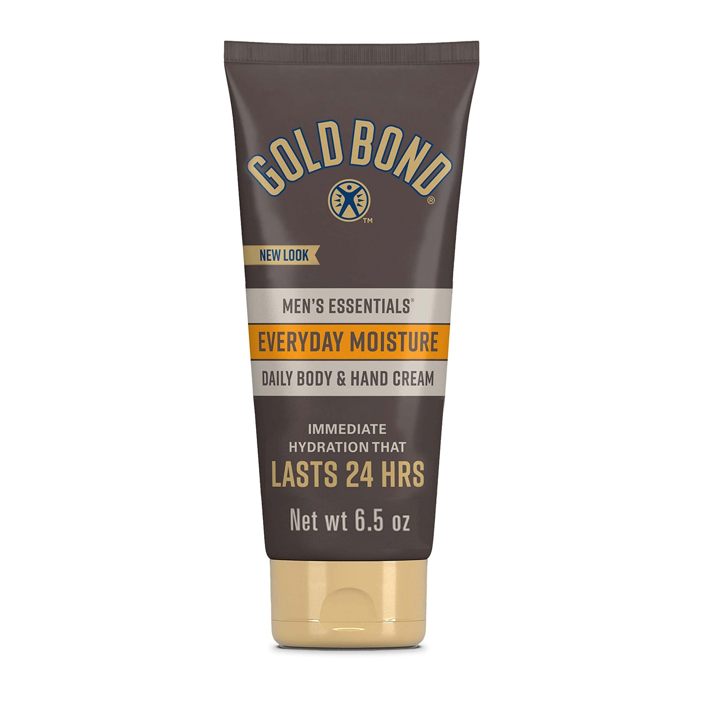 Gold Bond Men's Essentials Everyday Moisture Daily Body & Hand Cream, 6.5 oz., With Vitamin C Beauty & Personal Care Gold Bond