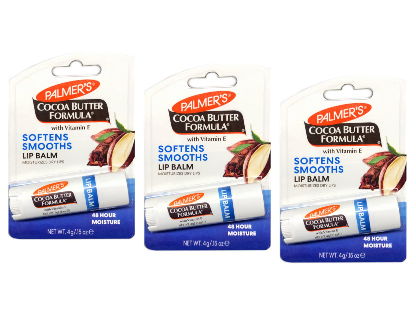 Palmer's Cocoa Butter Formula Ultra Moisturizing Lip Balm Original 0.15 OZ (Value Pack of 3) Beauty and Personal Care Palmer's