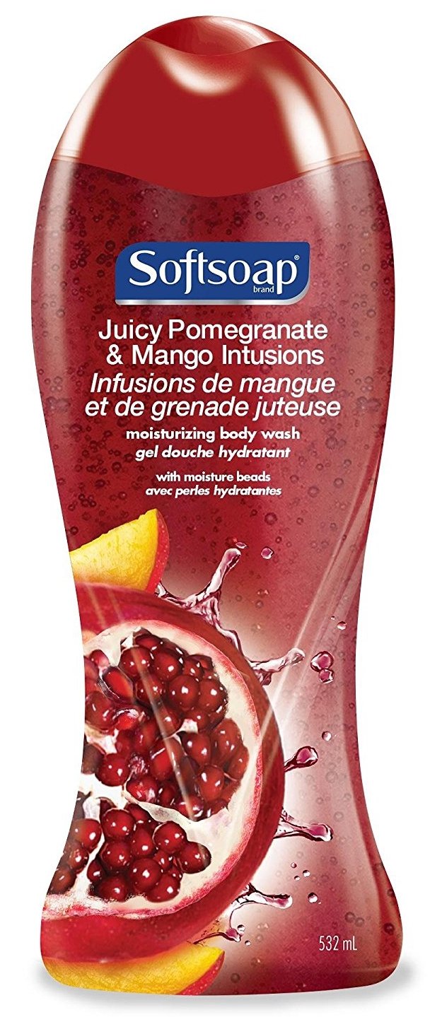 Softsoap Body Wash, Juicy Pomegranate and Mango Infusions 18 fl oz(pack of 2) Beauty & Personal Care Softsoap