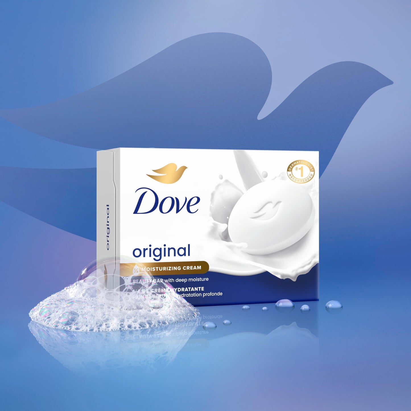 Dove Beauty Bar Gentle Skin Cleanser Moisturizing for Gentle Soft Skin Care Original Made With 1/4 Moisturizing Cream 3.75 oz, 4 Bars Beauty & Personal Care Dove