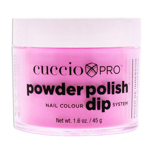 Cuccio Colour Powder Nail Polish - Lacquer For Manicure And Pedicure - Durable Finish With A Flawless Rich Color - Easy To Apply - Neon Pink - 1.6 Oz Beauty & Personal Care Cuccio