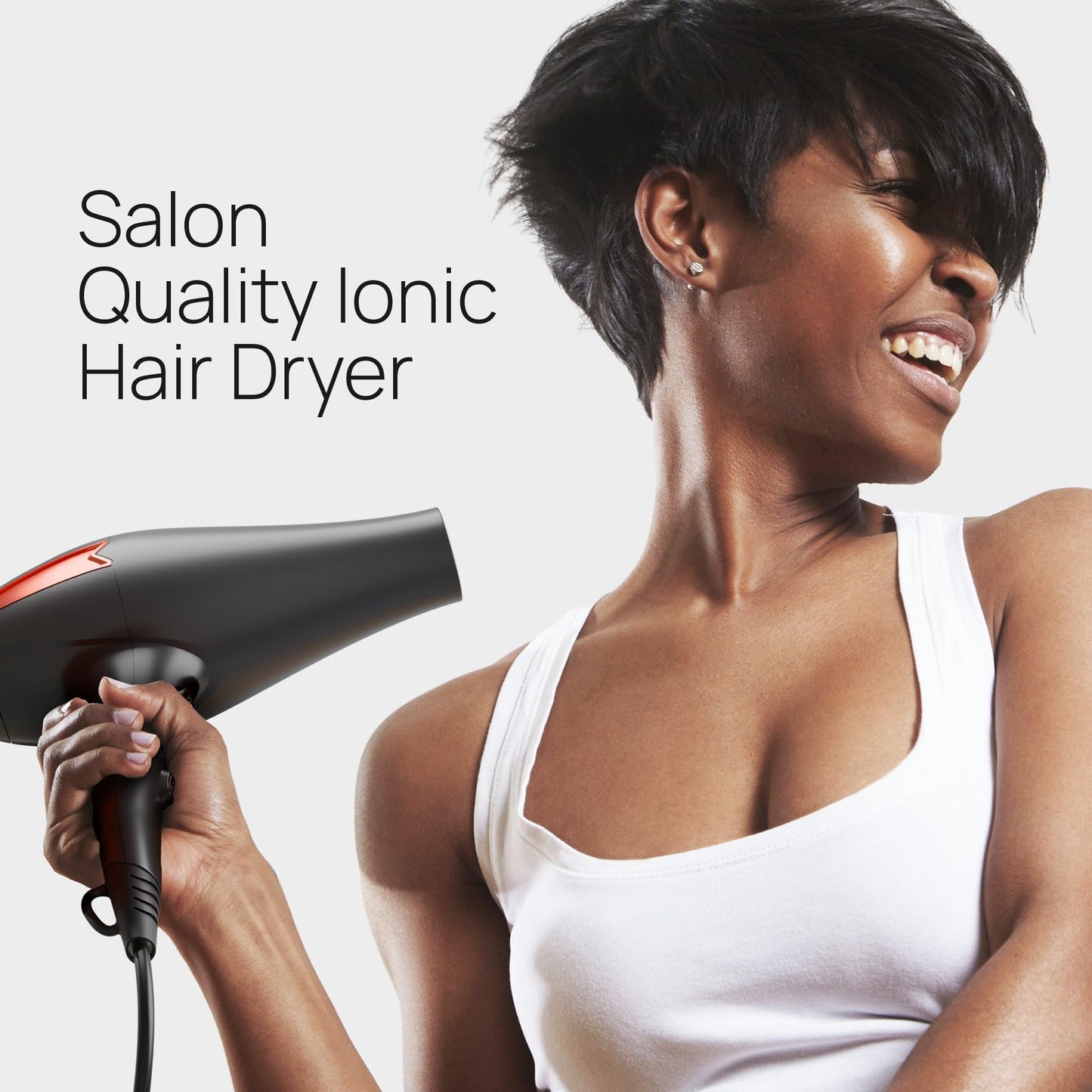 TREZORO Professional Blow Dryer for Women - Ionic Hair Dryer 2000W for Salon & Personal Use - Powerful, Fast & Quiet Drying for Curly Hair, Unwanted Beauty & Personal Care TREZORO