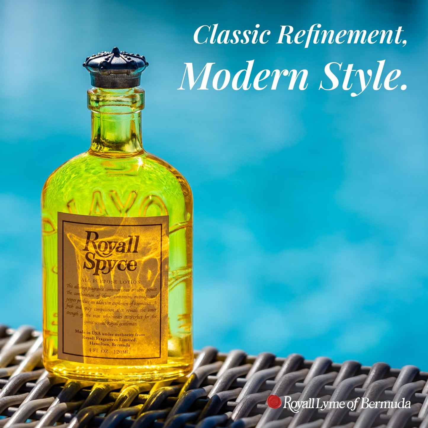 ROYALL SPYCE, Men's Heritage Cologne, Warm Spiced Fragrance - 4 oz Spray/Splash Beauty & Personal Care ROYALL LYME