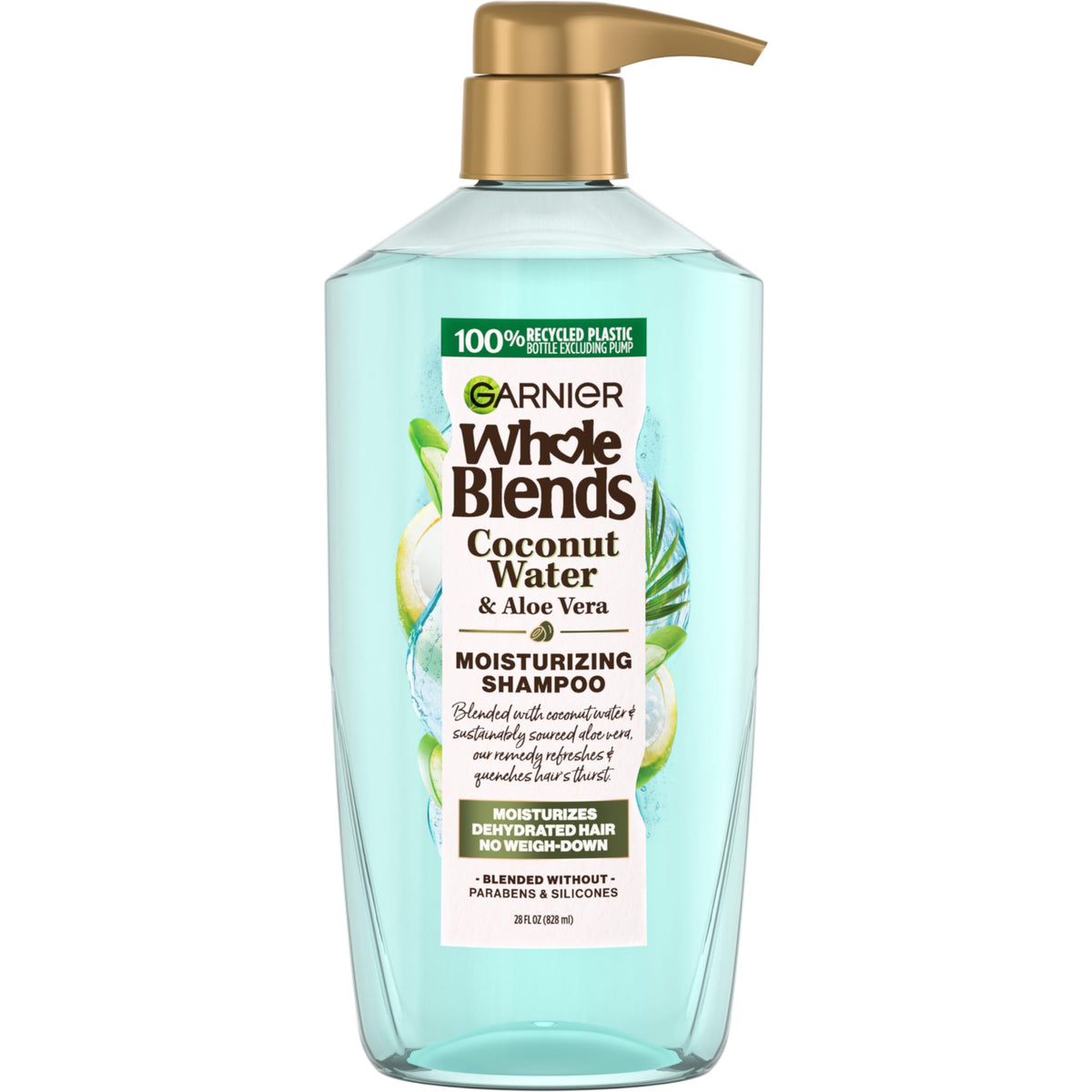 Garnier Whole Blends Coconut Water & Aloe Vera Refreshing Shampoo for Normal Hair, 26.6 Fl Oz, 1 Count (Packaging May Vary) Beauty & Personal Care Garnier