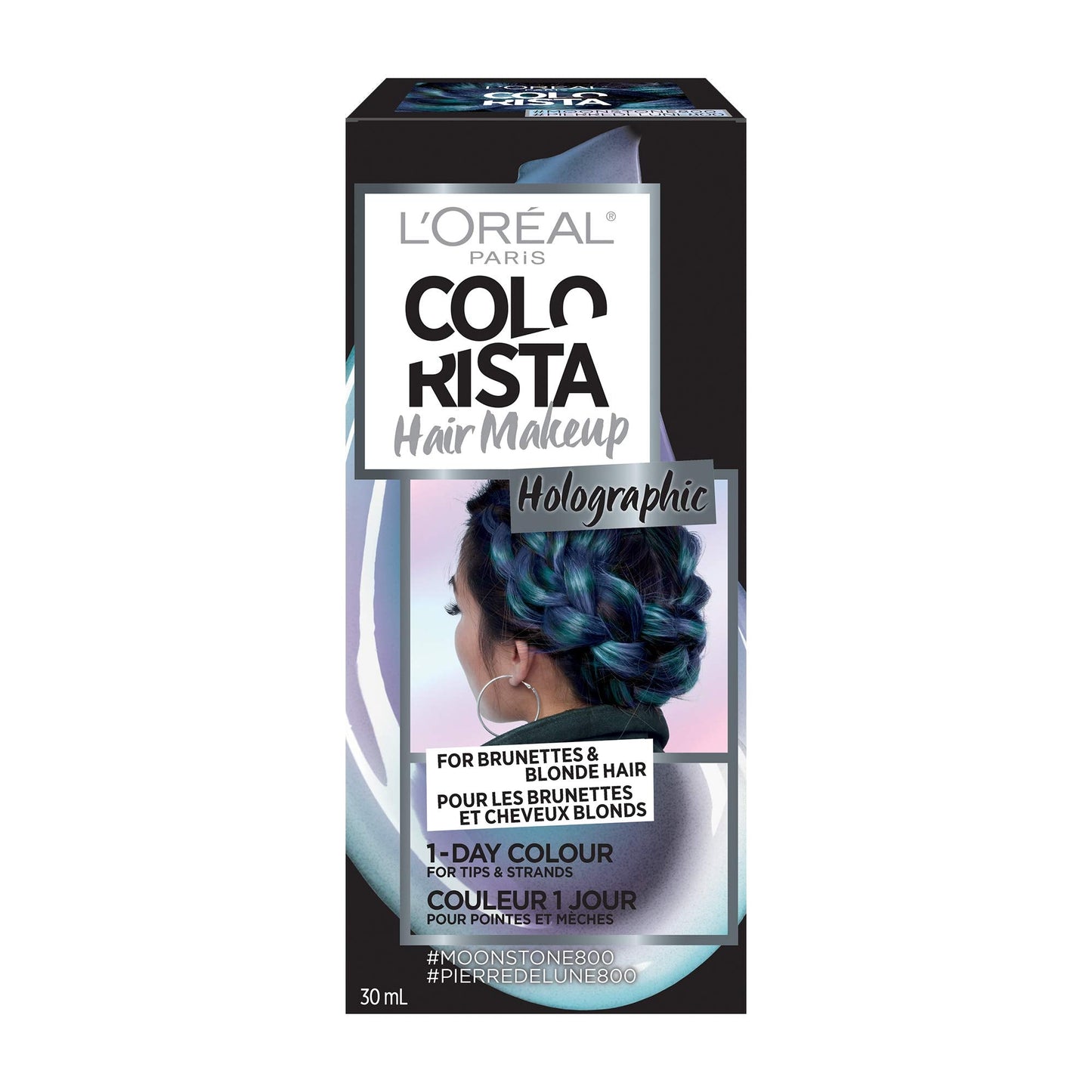 L’Oréal Paris Hair Makeup Temporary 1-Day Hair Color for Blondes and Brunettes, Moonstone, 1 Fl Oz Beauty & Personal Care L'Oreal Paris