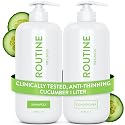 Routine Wellness 1 Liter Anti-Thinning Volumizing Shampoo and Conditioner Set for Thinning Hair & Hair Loss - Grow Your Confidence with Biotin & DHT Beauty & Personal Care Routine Wellness
