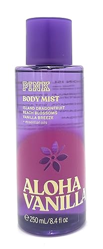 Victoria's Secret PINK Body Mist Aloha Vanilla 8.4 fl oz Limited Edition Beauty & Personal Care Victoria's Secret