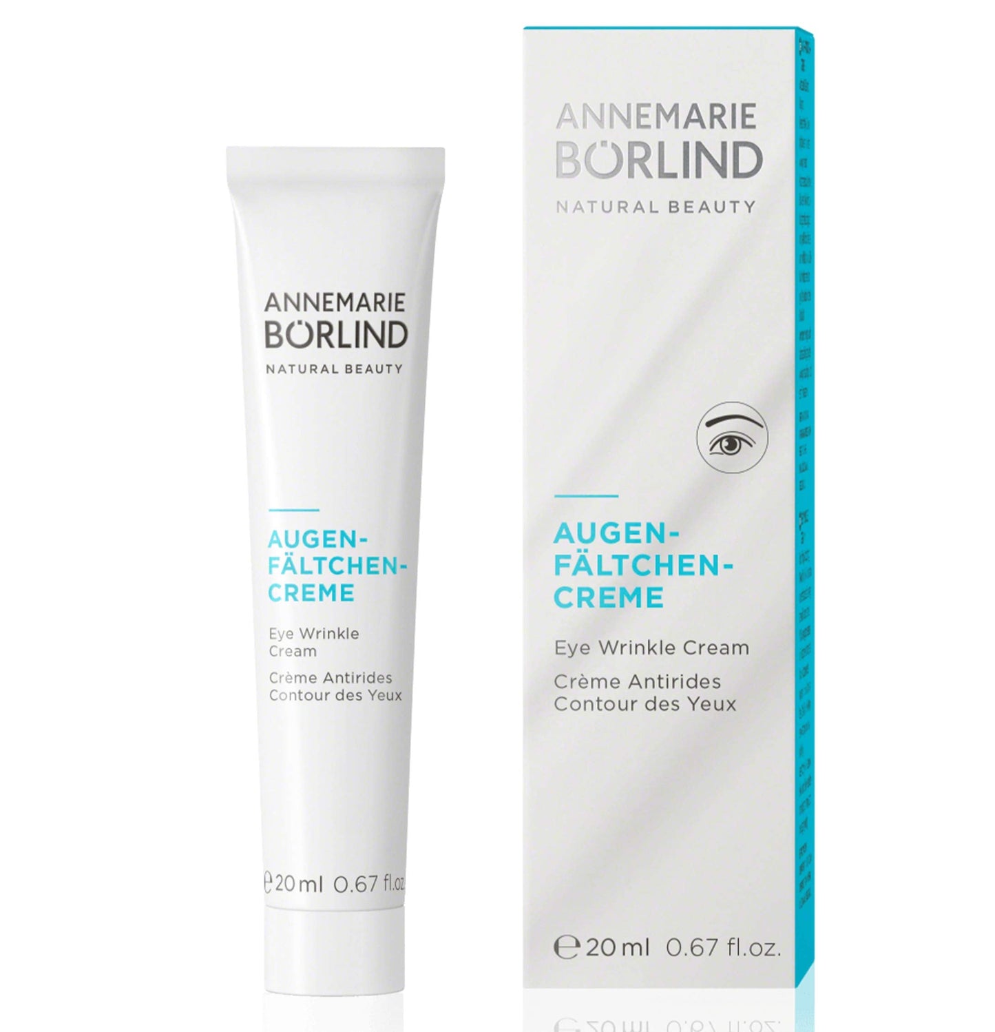 ANNEMARIE BÖRLIND - Eye Wrinkle Cream - Natural Vitamin C + E Anti Aging Eye Cream for Smoothed, Brighter, and Plump Skin With New Elasticity - 0.67 Beauty & Personal Care ANNEMARIE BÖRLIND