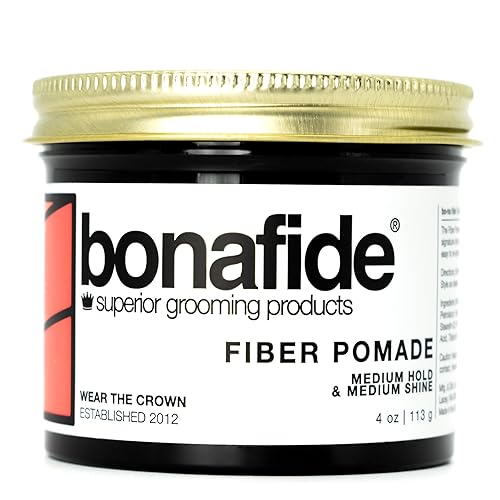Bona Fide Pomade, Fiber Pomade 4 oz. | Medium Shine & Control for Messy Texture | Easy to Wash Out Beauty & Personal Care Bona Fide Pomade