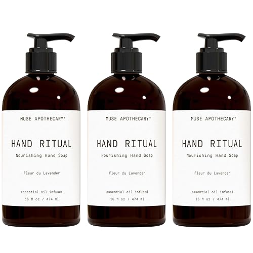 Muse Apothecary Hand Ritual - Aromatic and Nourishing Hand Soap, Infused with Natural Aromatherapy Essential Oils - USDA Certified Biobased - 16 oz Beauty & Personal Care Muse Apothecary