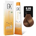 GK HAIR Global Keratin Professional Hair Color Cream Tube (3.4 Fl Oz/100ml) Nourishing & Cleansing Colors for Styling High Performance Long Lasting Beauty & Personal Care GK HAIR