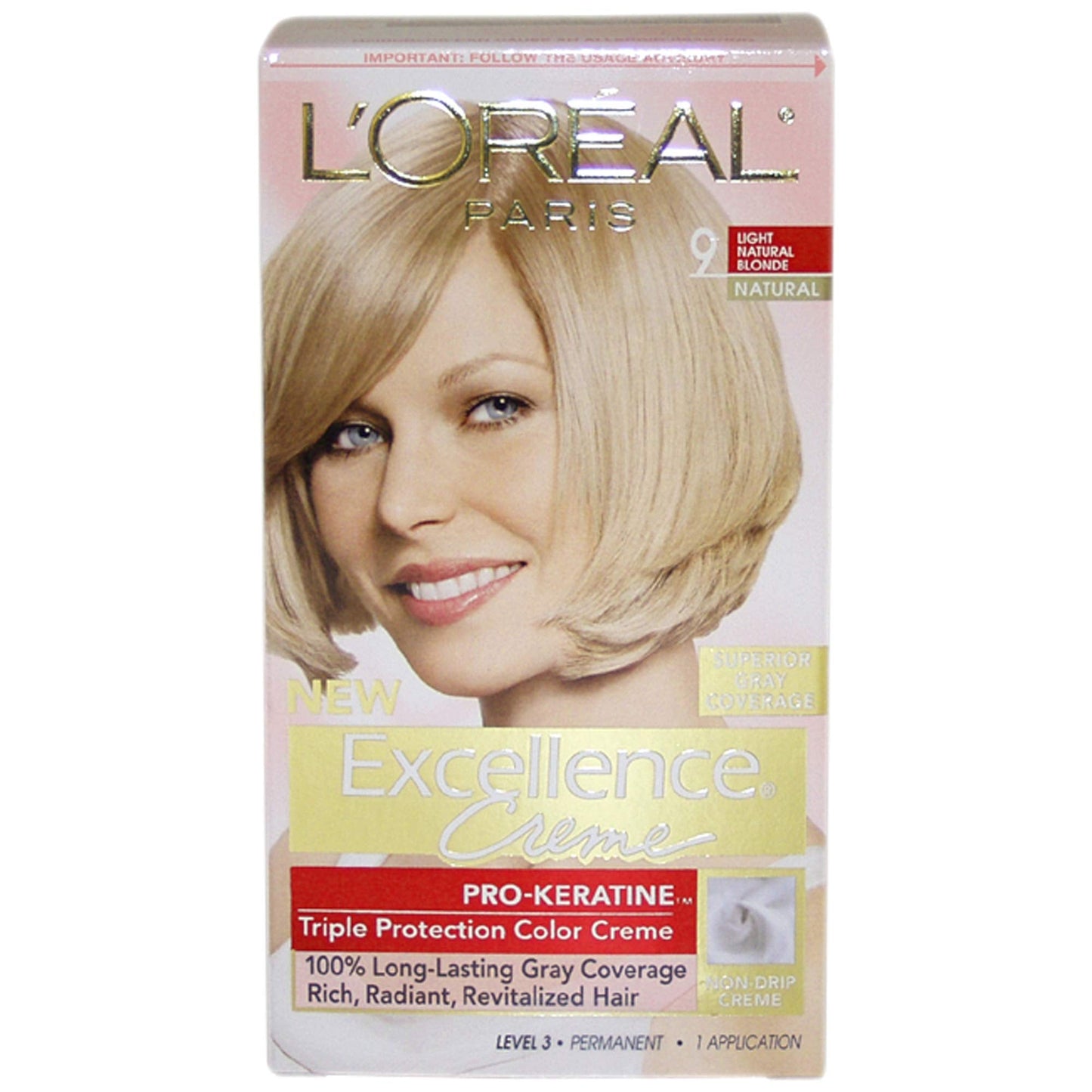 L’Oreal ParisExcellence #9 Nat Blonde Hair Color, 1 ct Beauty & Personal Care L'Oreal Paris
