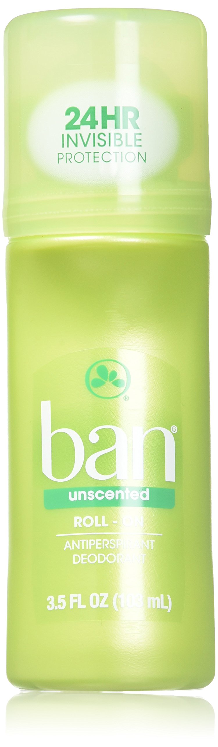 Ban Deodorant 3.5 Ounce Roll-On Unscented (103ml) (2 Pack) Beauty and Personal Care Ban