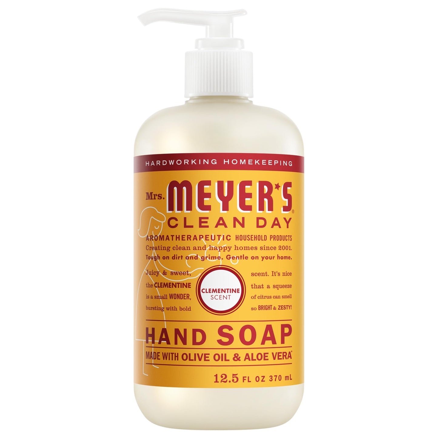 MRS. MEYER'S CLEAN DAY Hand Soap, Clementine Scent, 12.5 Fl Oz Bottle Beauty & Personal Care Mrs. MEYER'S