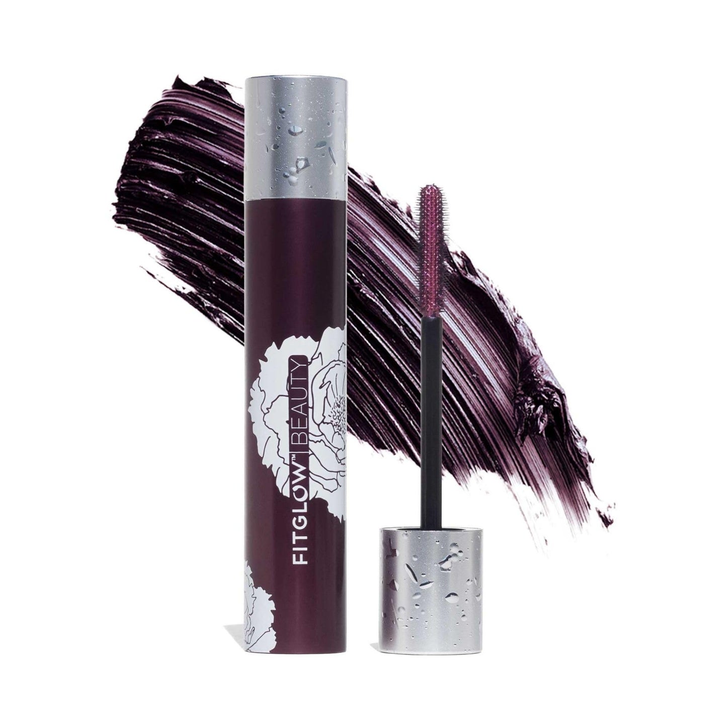 Fitglow Beauty Plum Lash Primer | Vegan Volumizing & Conditioning Eyelash Primer | Unique Purple Hue Blends Seamlessly | Natural Fuller Thicker Beauty & Personal Care FITGLOW