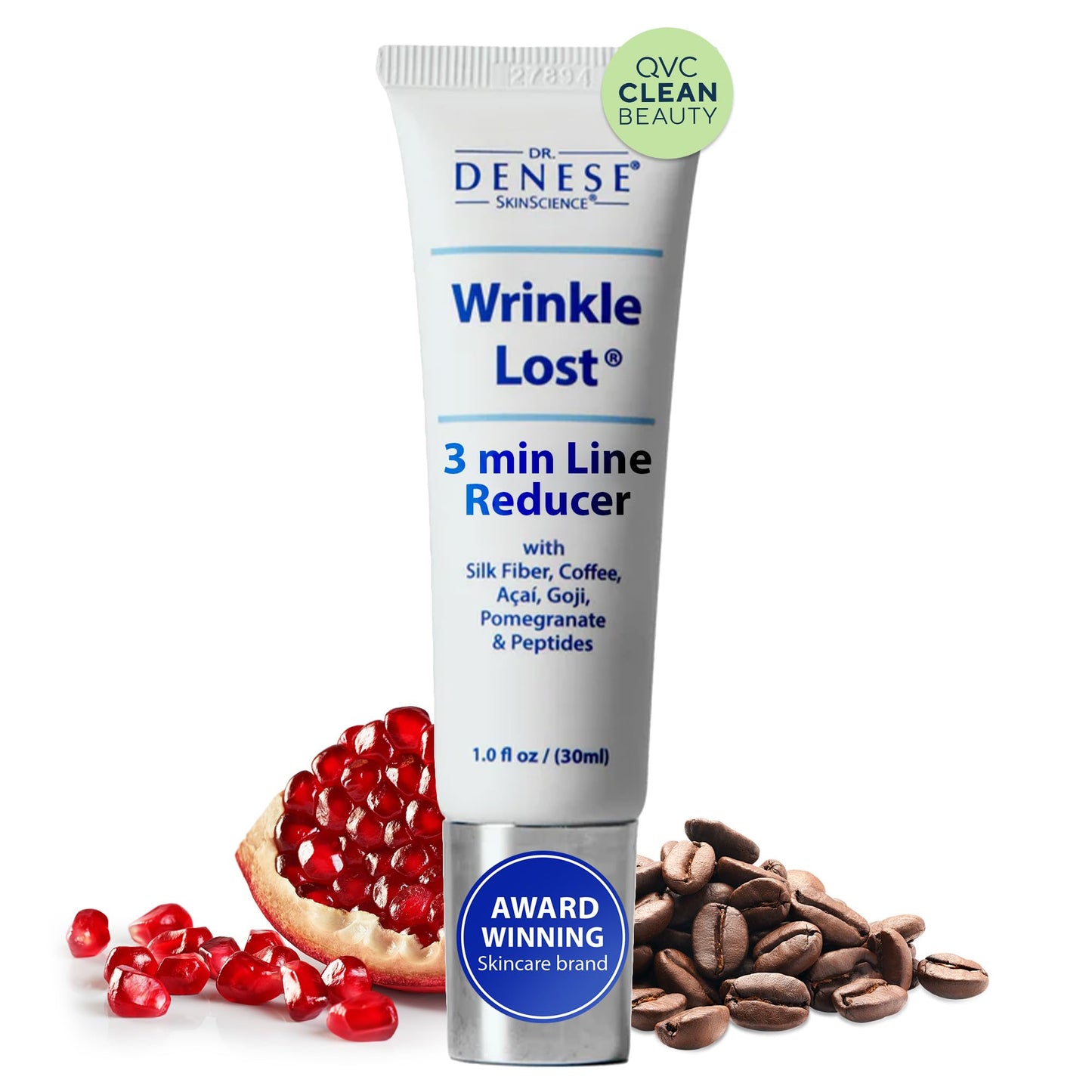 Dr. Denese Wrinkle Lost Line Reducer 1 oz - Hydrating Serum with Silk Protein Fiber Technology for a Smoother Appearance - Lightweight Daily Formula Beauty & Personal Care Dr. Denese