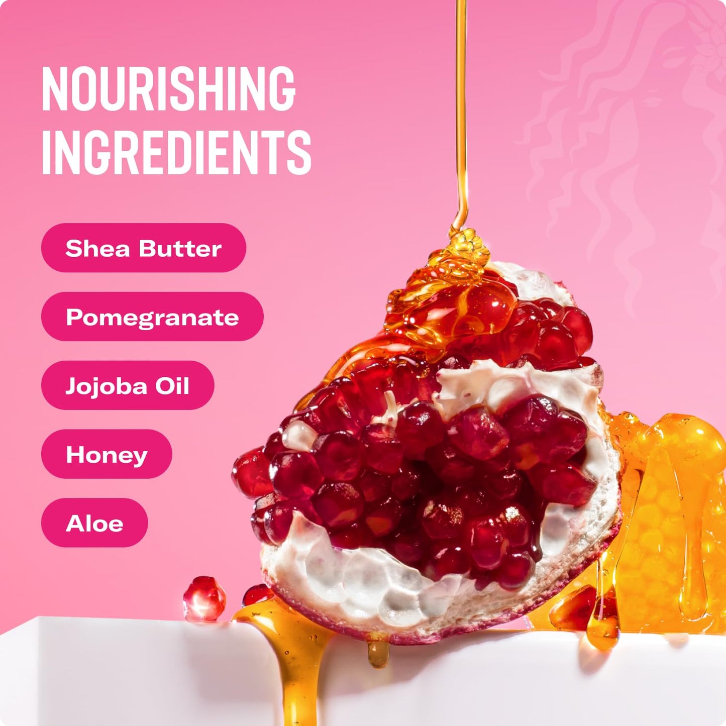 Pomegranate & Honey Curl Defining Mousse with Hold Beauty & Personal Care Mielle Organics