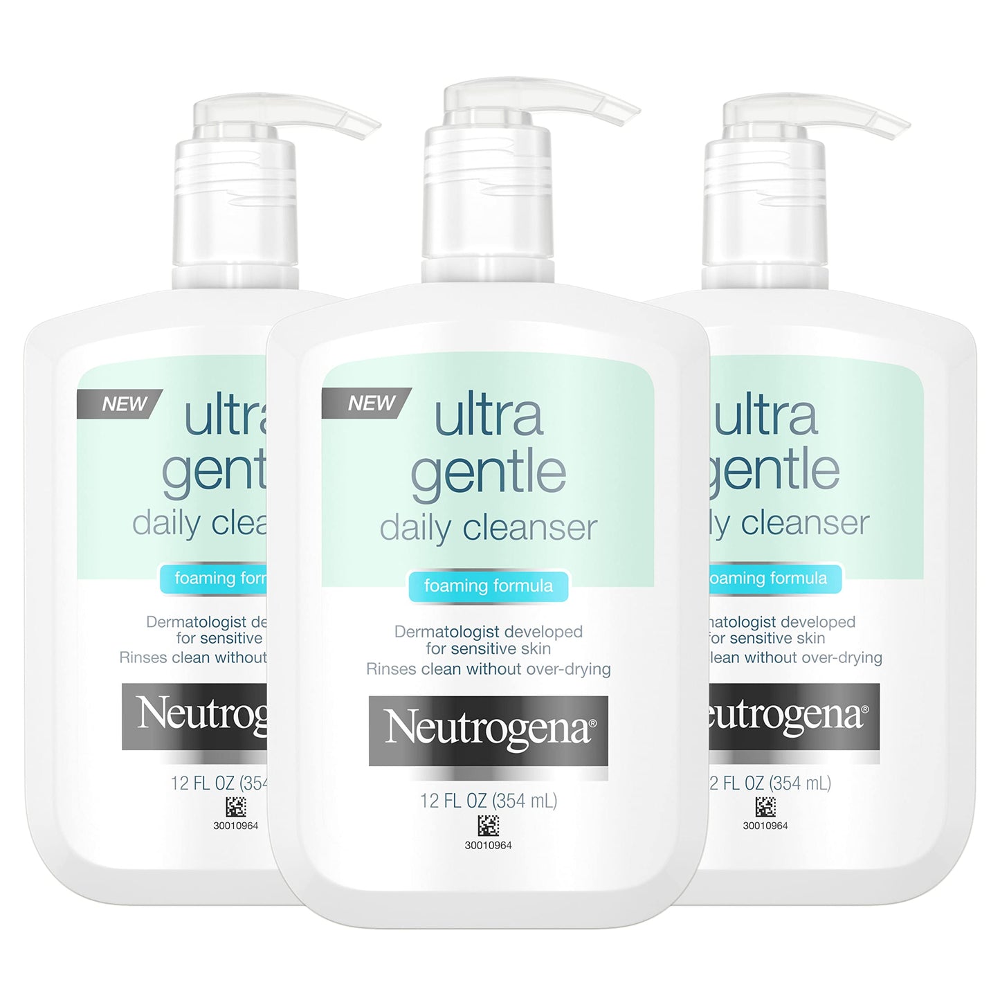 Neutrogena Ultra Gentle Foaming Facial Cleanser, Hydrating Face Wash for Sensitive Skin, Gently Cleanses Face Without Over Drying, Oil-Free Beauty & Personal Care Neutrogena