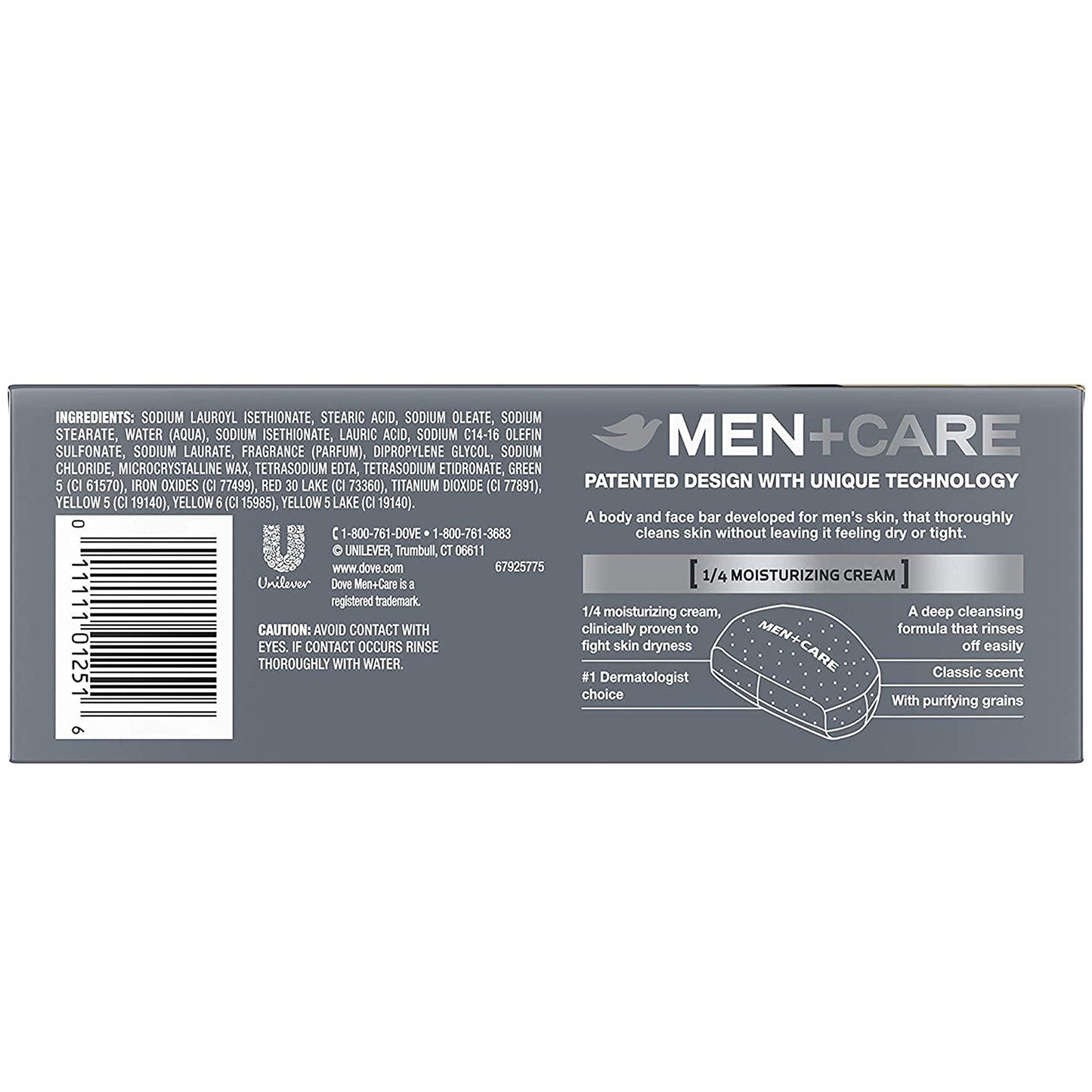 Dove Men+Care Men's Bar Soap More Moisturizing Than Bar Soap Deep Clean Soap Bar that Effectively Washes Away Bacteria, Nourishes Your Skin 3.75 oz 10 Beauty & Personal Care Dove
