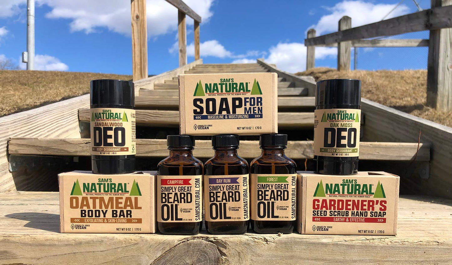 Simply Great Beard Oil - Scented Beard Oil - Beard Conditioner 3 Oz Easy Applicator - Natural - Vegan and Cruelty Free Care for Beards - America's Beauty and Personal Care Simply Great Beard Oil