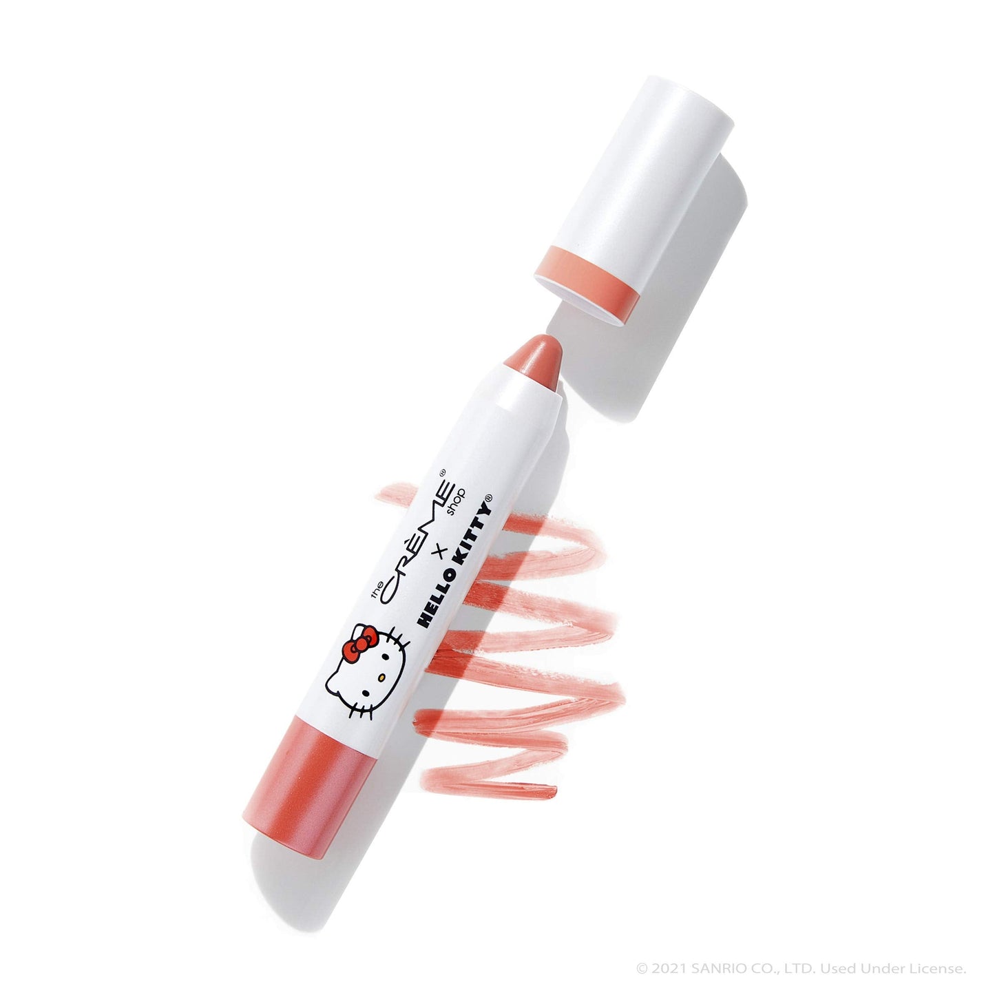 The Crème Shop x Hello Kitty | Hello Lippy Moisturizing Tinted Lip Balm (Peach Pout) Beauty & Personal Care The Crème Shop