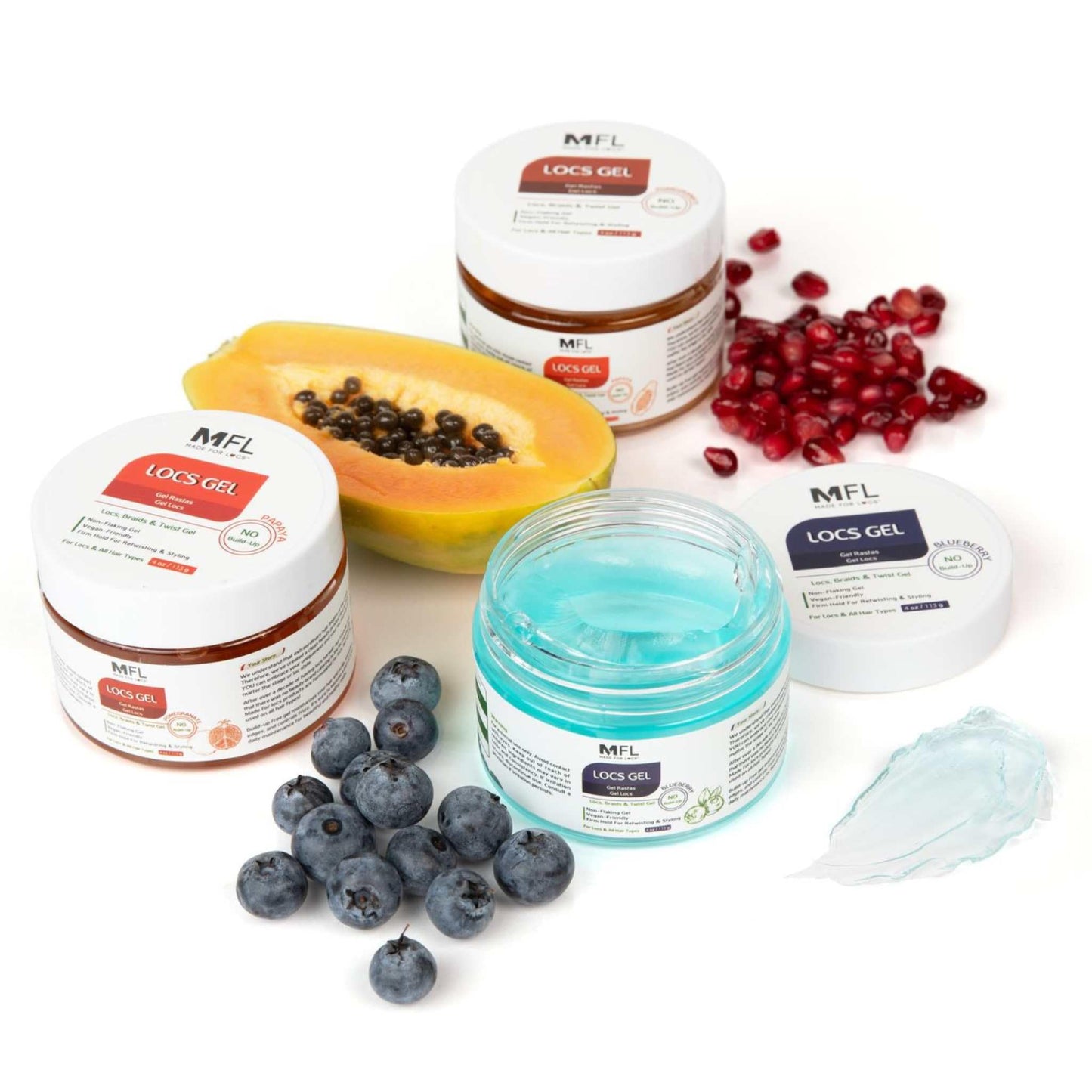 Made For Locs Retwisting Firm Hold Styling Pomade | Gel | 4 oz (Pomegranate) Beauty & Personal Care MFL MADE FOR LOCS