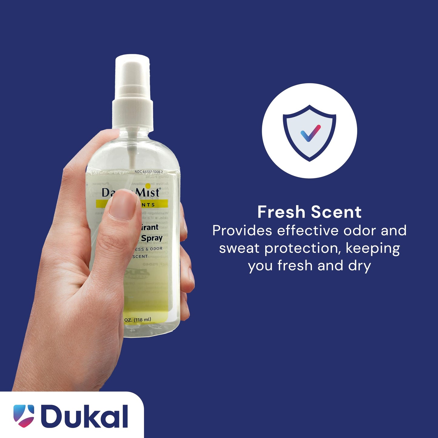 Dukal PSD40 Dawn Mist Antiperspirant Deodorant, 4 oz, Pump Spray, Pack of 48 Beauty and Personal Care DawnMist