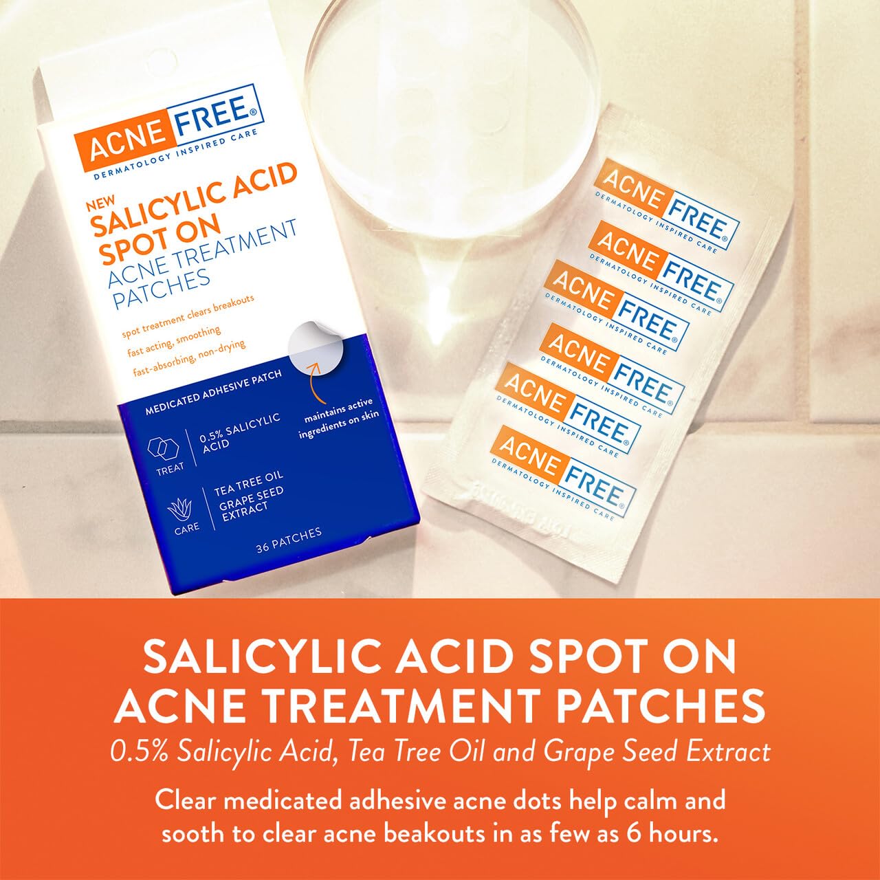 AcneFree Salicylic Acid Acne Pimple Patch Treatment Beauty & Personal Care AcneFree
