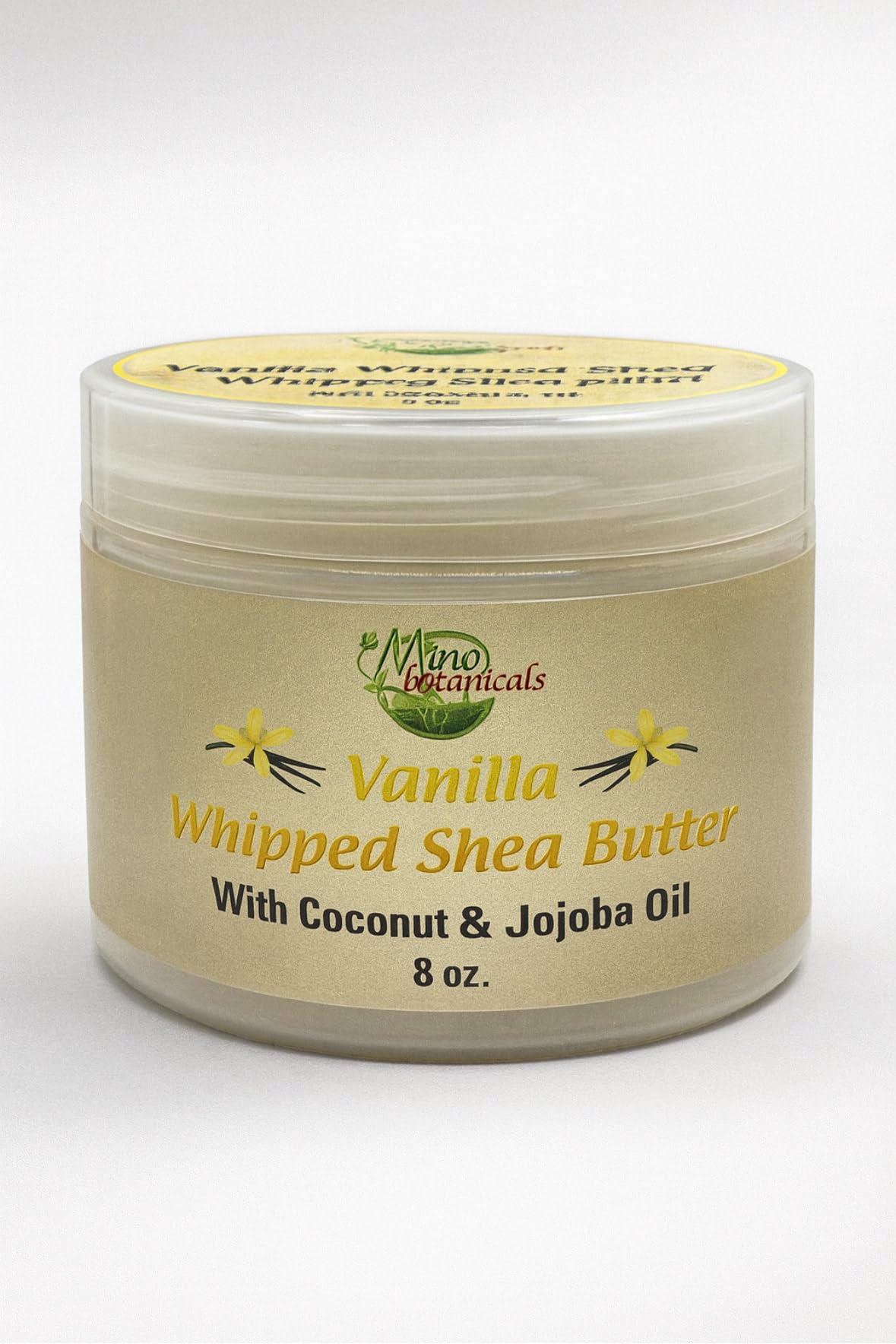 Mine Botanicals Vanilla Whipped Shea Butter with Coconut & Jojoba Oil 8oz Beauty & Personal Care Mine Botanicals