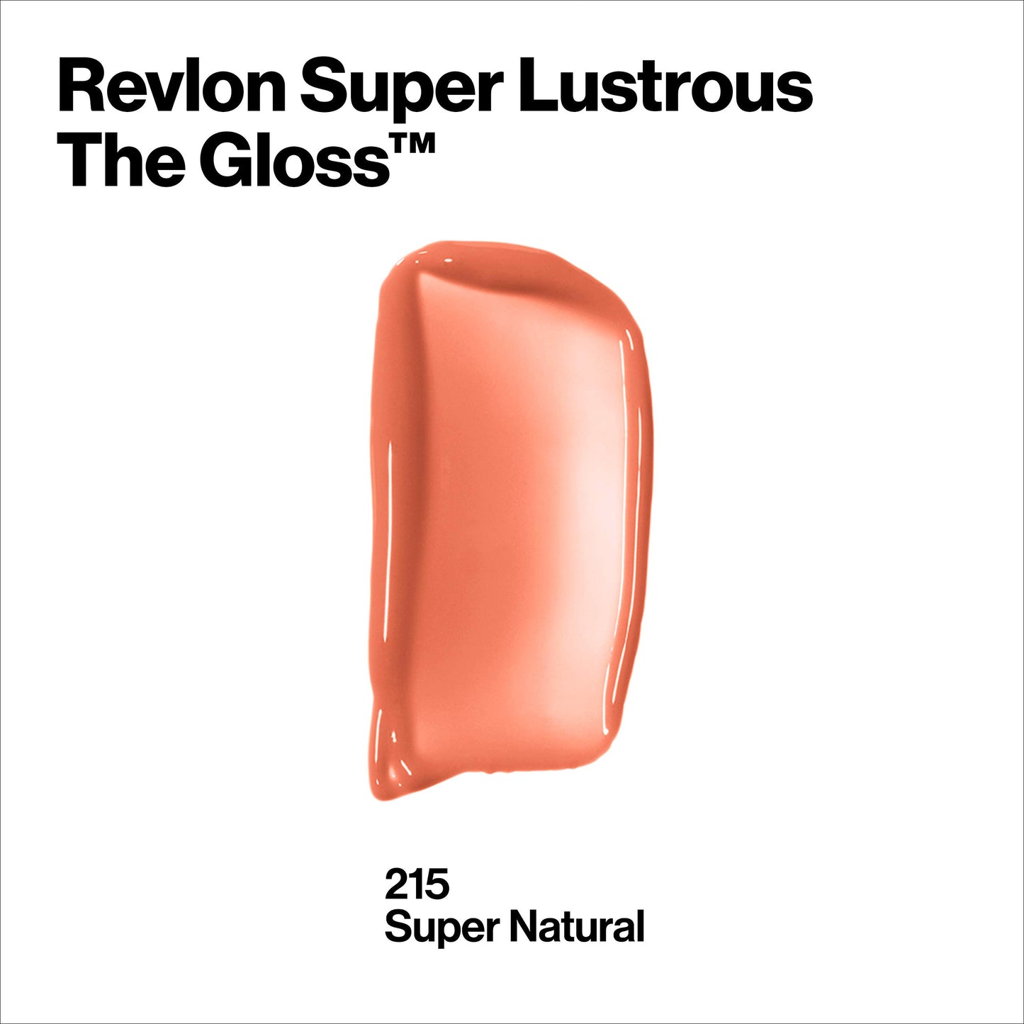 Revlon Super Lustrous Lip Gloss, Non-Sticky, Hydrating, High Shine Finish, 215 Super Natural, 0.13 oz Beauty & Personal Care REVLON