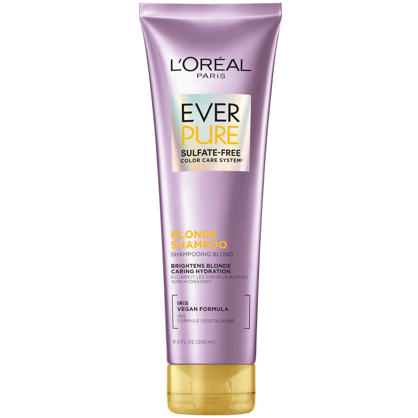 L'Oreal Paris Blonde Sulfate Free Shampoo for Color-Treated Hair, Neutralizes Brass + Balances, EverPure, 8.5 Fl Oz (Packaging May Vary) Beauty & Personal Care L'Oreal Paris
