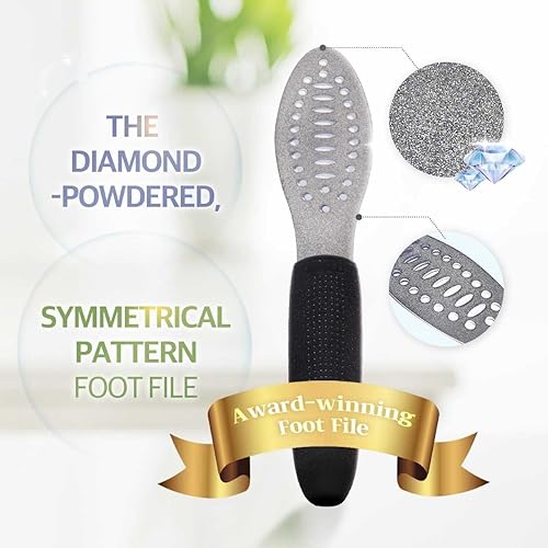 Foxi Fresh 2-Sided Diamond Coated Foot Scrubber Callus Remover Foot File Foot Care Beauty & Personal Care Foxi Fresh