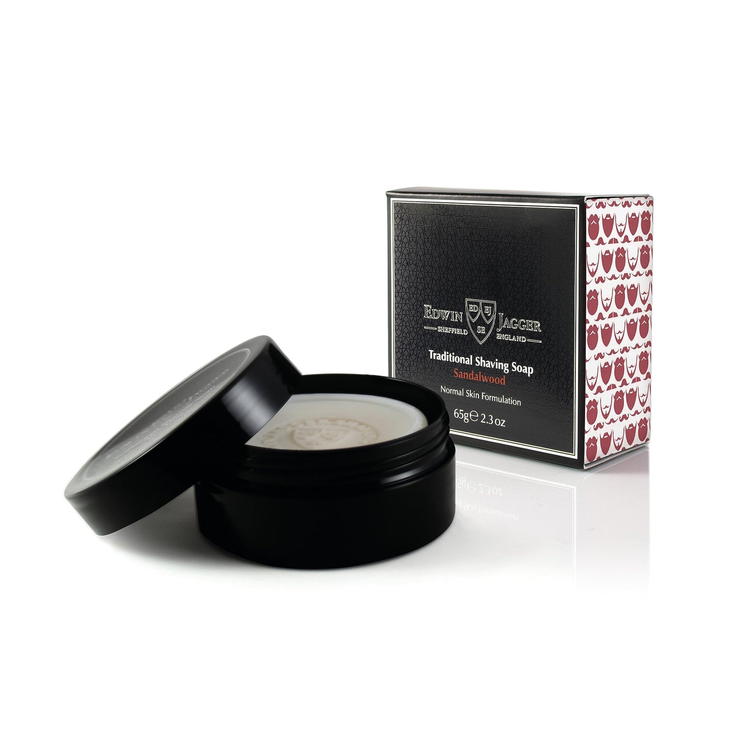 Edwin Jagger SSSWT Sandalwood 99.9% Natural Traditional Shaving Soap 65g Travel Tub Beauty and Personal Care Edwin Jagger
