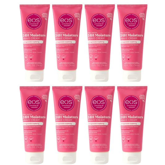 eos Shave Cream Pomegranate Raspberry, 2.5 Ounces each (Value Pack of 8) Beauty and Personal Care eos