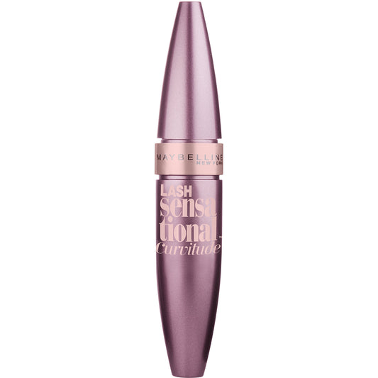 Maybelline New York Lash Sensational Curvitude Washable Mascara, Brownish Black, 0.33 Fluid Ounce