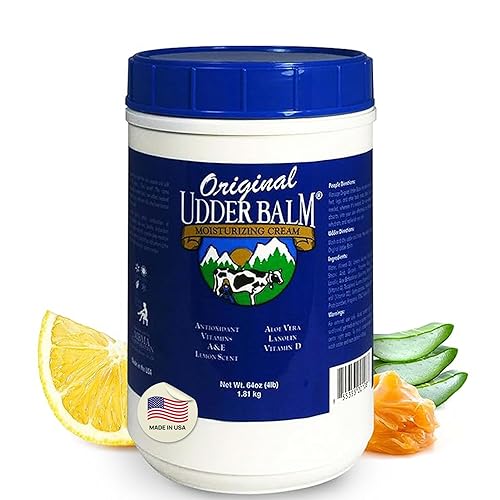 Original Udder Balm Refill Tub - Made in USA - Extra Thick Udder Cream & Hand Balm for Dry Skin, Cracked Heels, Rough Hands - Deep Moisture Heel Cream Beauty & Personal Care Original Udder Balm
