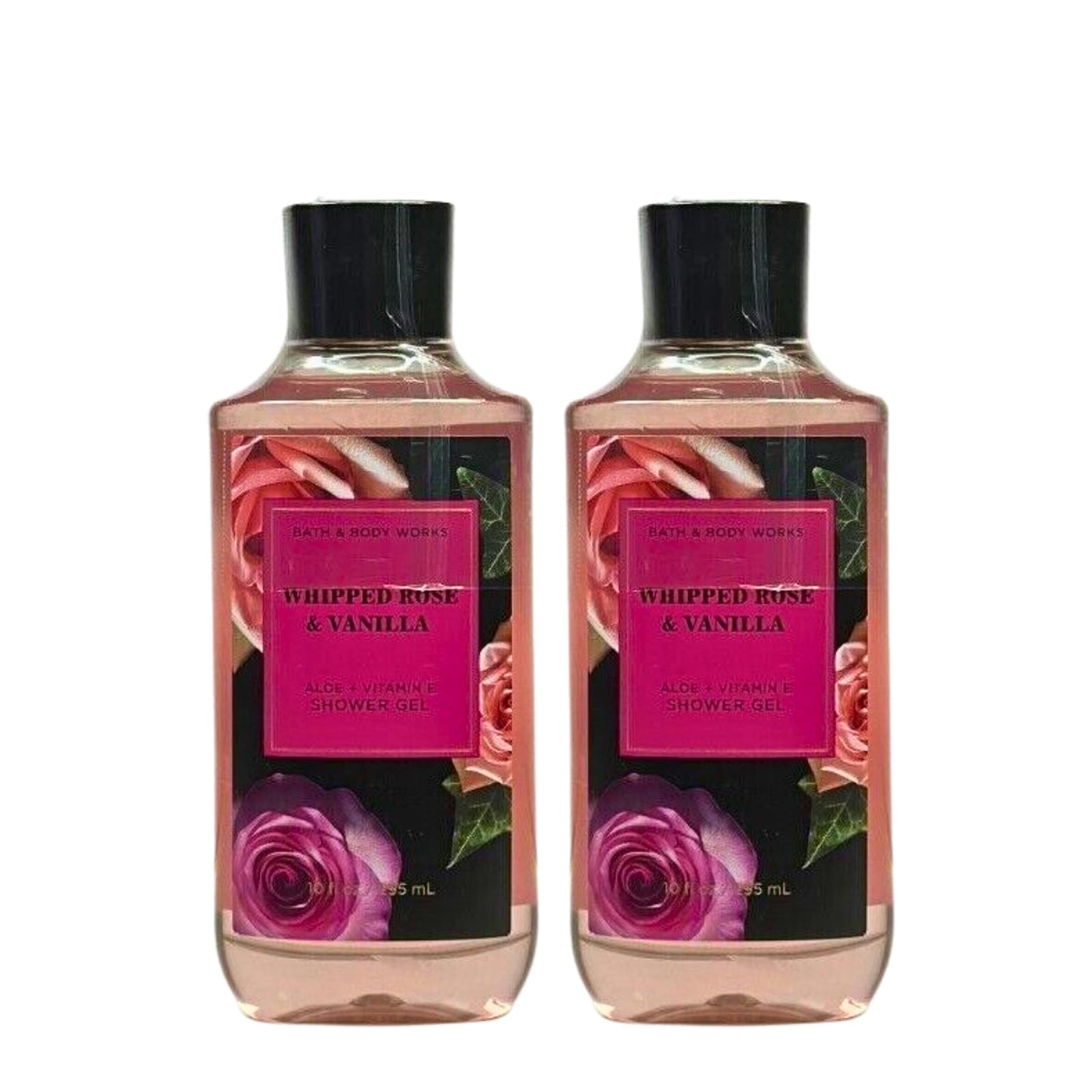 Bath & Body Works Shower Gel, Gift Set of 2, 10oz Each (Whipped Rose Vanilla) Beauty & Personal Care Bath & Body Works