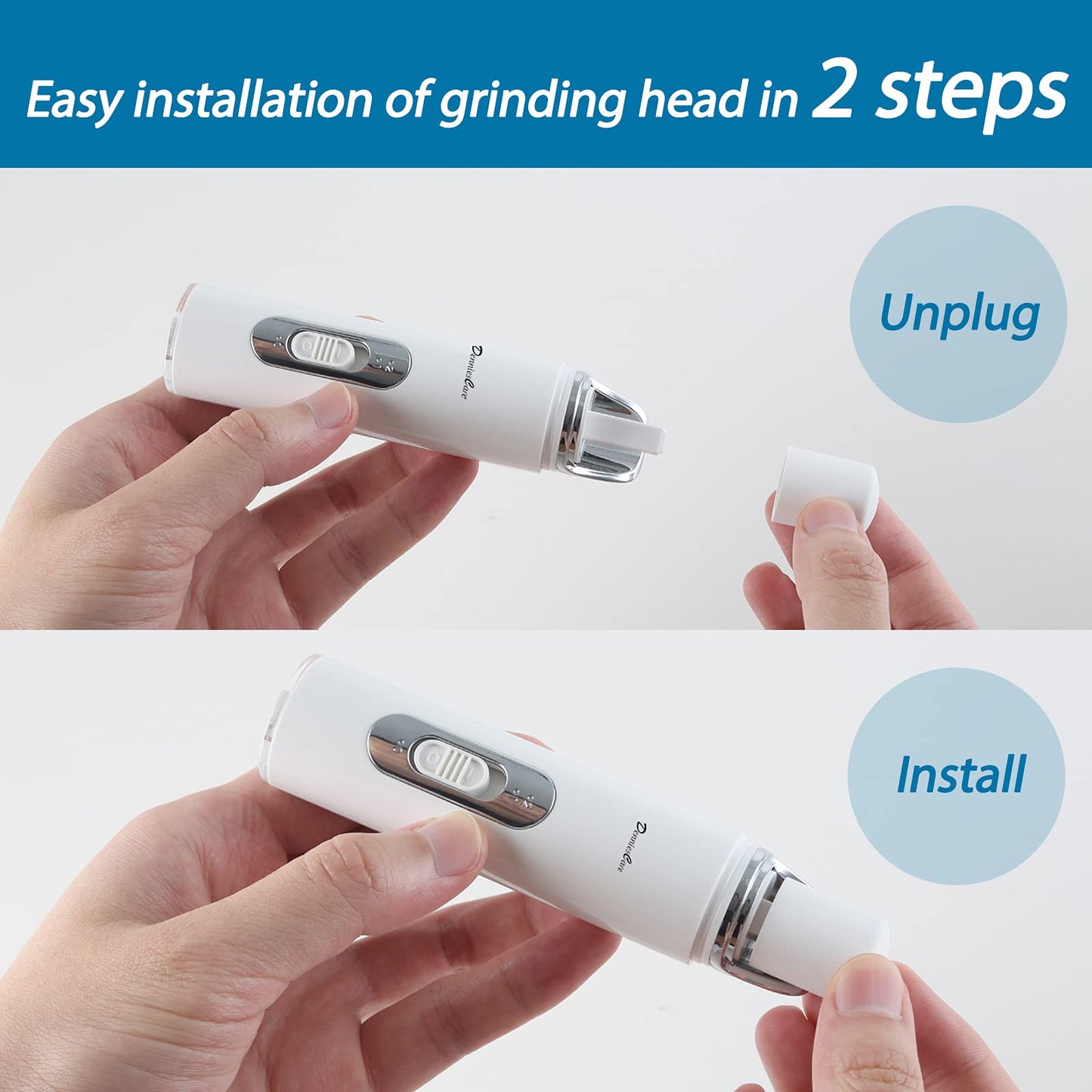 Replacement Rollers for DenniesCare Electric Nail Buffer, Filing, Buffing and Shining Beauty & Personal Care DenniesCare
