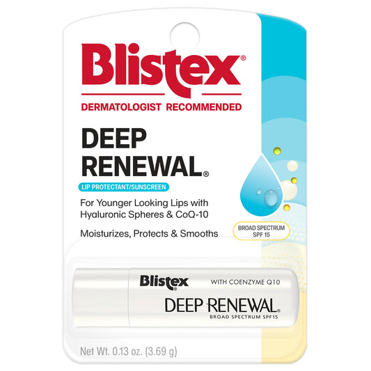 Blistex SPF 15 Deep Renewal Lip Protectant,for Younger lokking Lips, 0.13 Ounce Beauty & Personal Care Blistex