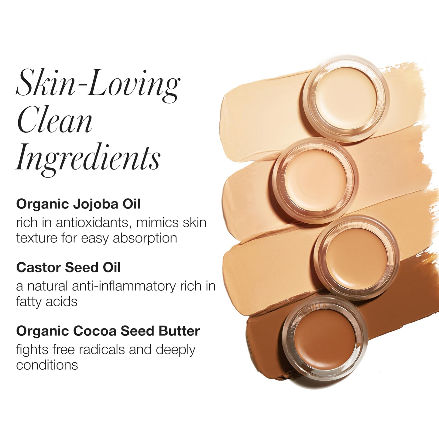 RMS Beauty “Un” Cover-Up Concealer - Organic Cream Concealer & Foundation, Hydrating Face Makeup for Healthy Looking Skin - No.22 (0.2 Ounce) Beauty & Personal Care RMS Beauty