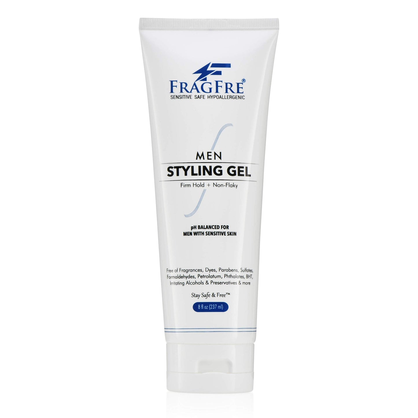 FRAGFRE Men's Firm Hold Hair Gel for Aggressive Styles - Paraben-Free Hypoallergenic Formula for Sensitive Skin, No Irritations - 8 oz Beauty & Personal Care FRAGFRE