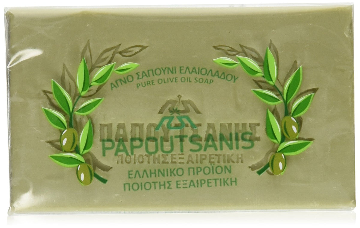 Olive Oil Soap, Papoutsanis, CASE (6 x 125g) Beauty & Personal Care Papoutsanis