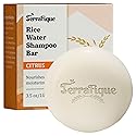 TERRAFIQUE Rice Water Shampoo Bar - Citrus Scent - Nourishing Shampoo with Cocoa Butter, Shea Butter for Hair Growth - 3.5 Oz / 100 G Beauty & Personal Care TERRAFIQUE