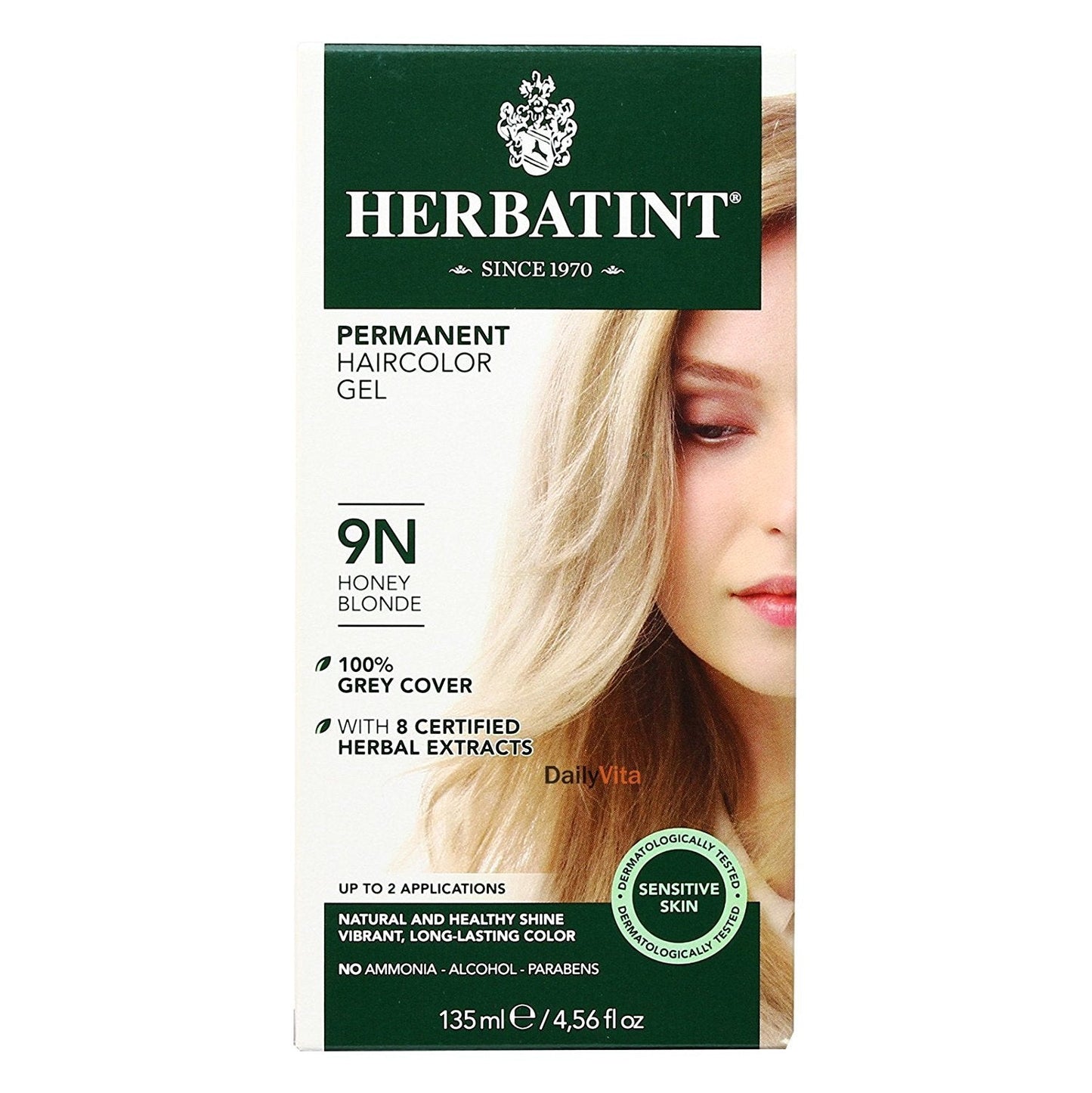 Permanent Herbal Haircolor Gel; Honey Blonde Beauty & Personal Care Herbatint