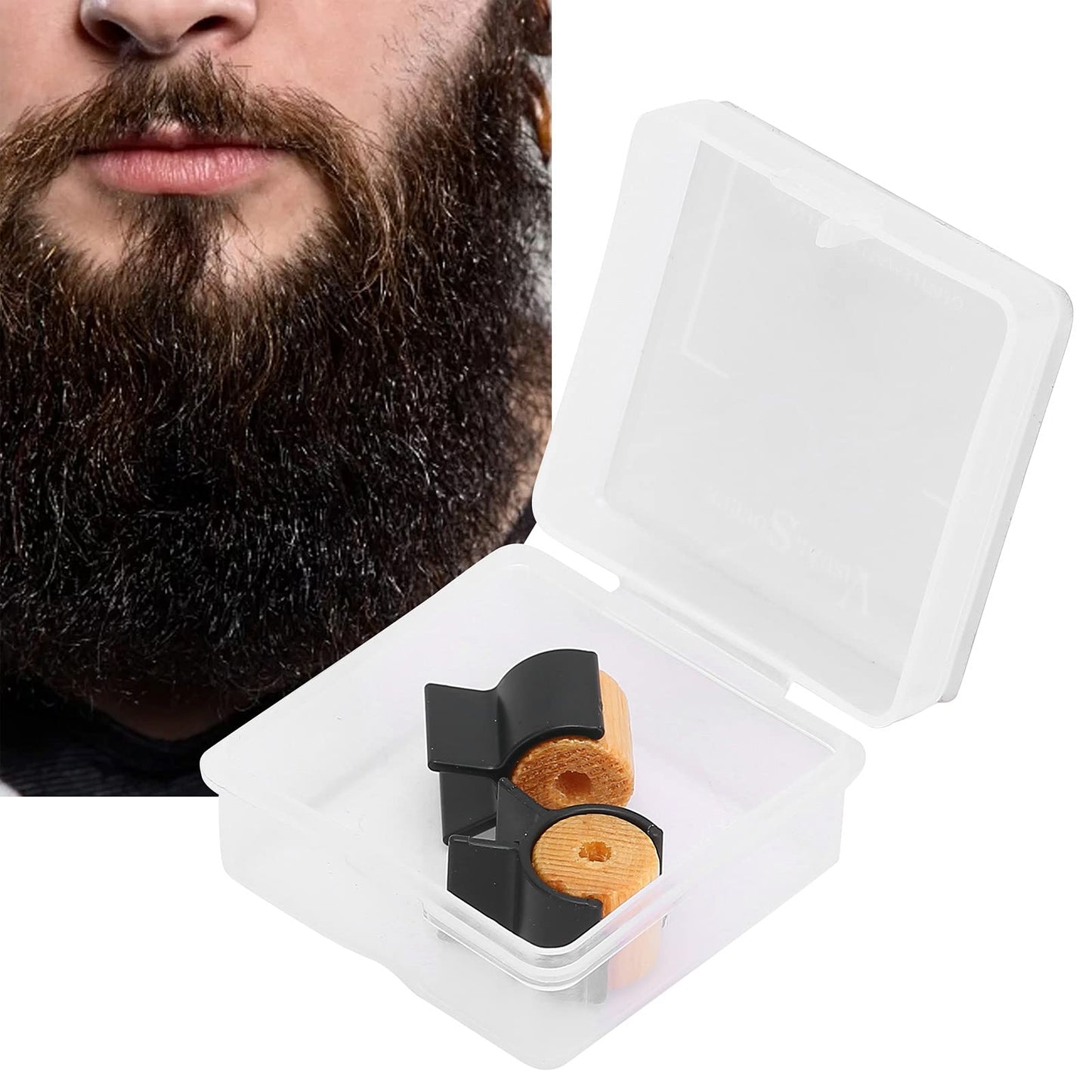 Handlebar Moustache Training Wheel, 1 Pair Mustache Training Wheel Handlebar Mustache Training Wheel Tool Portable Men Beard Styling Template Shaping Beauty and Personal Care YUYTE