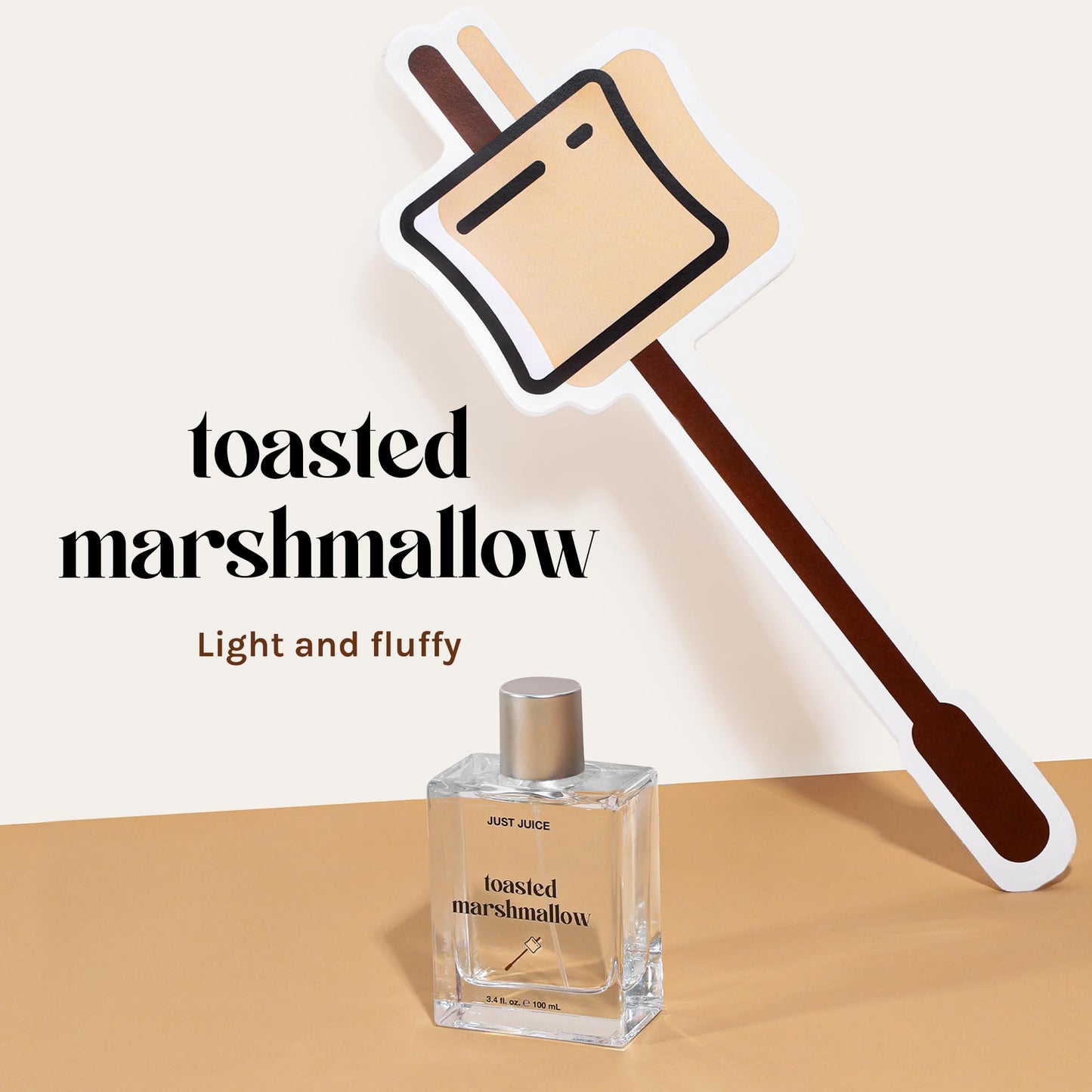 Just Juice Toasted Marshmallow - Vanilla Perfume for Women and Men - Gourmand Perfume with Caramel, Marshmallow, Amber Notes - 3.4 oz Beauty & Personal Care Just Juice