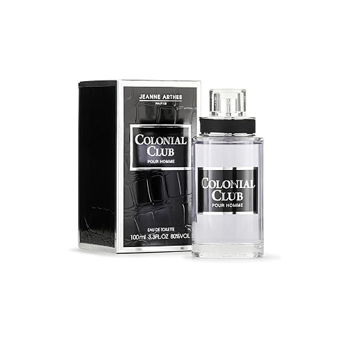Jeanne Arthes - Colonial Club Eau De Toilette - Spray Perfume for Men - Floral Scent - Notes of Citrus, Lavender, Orange, And Mint- Made in France Beauty & Personal Care Jeanne Arthes
