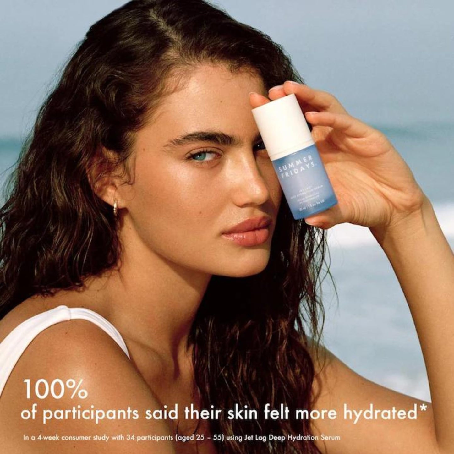 Summer Fridays Jet Lag Deep Hydration Serum - Hydrating Face Serum for Dry Skin with Glycerin & Squalane - Helps Soothe Skin, Improves Skin Barrier Beauty & Personal Care Summer Fridays